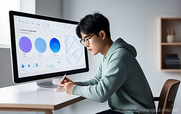 한글을 활용한 디지털 아트 - **Prompt 2: "Nordic Serenity Meets Korean Elegance"**
    An illustration depicting a serene Swedish...